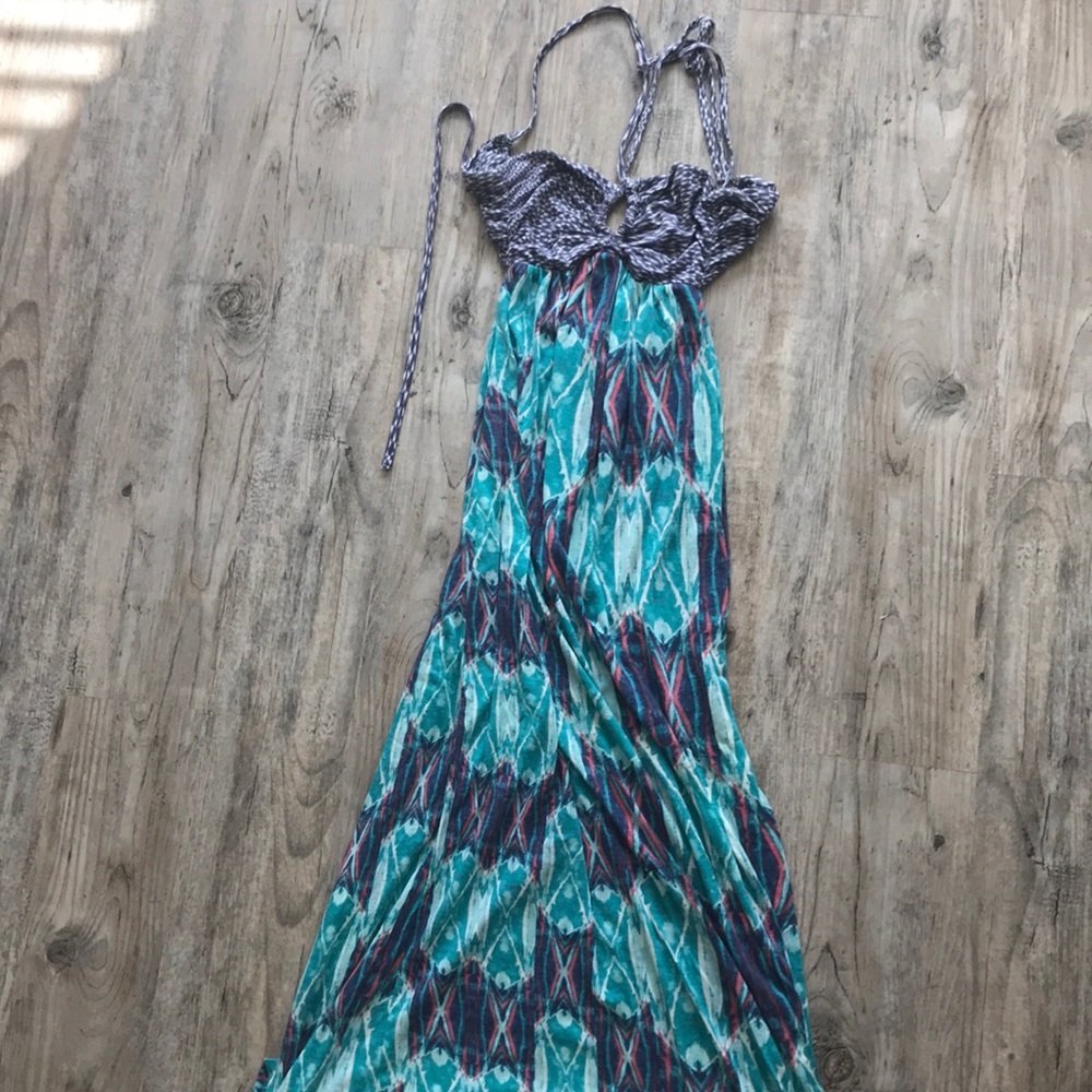 O’Neil maxi halter dress